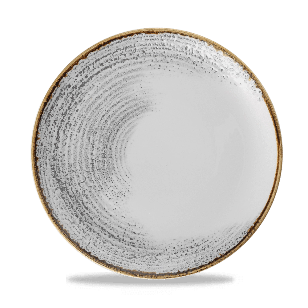 Talerz płytki, 260 mm | CHURCHILL, Homespun Accents Jasper Grey