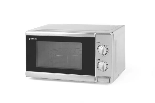 Kuchenka mikrofalowa z grillem, 20 l, 1,05 kW, 230 V, 435×360×251 mm | HENDI, 281710