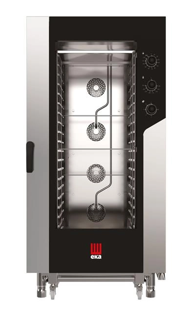 Piec konwekcyjno-parowy 20×GN 1/1, elektryczny 400V/31 kW, 930×1041×1900 mm | TECNOEKA, Millennial Smart