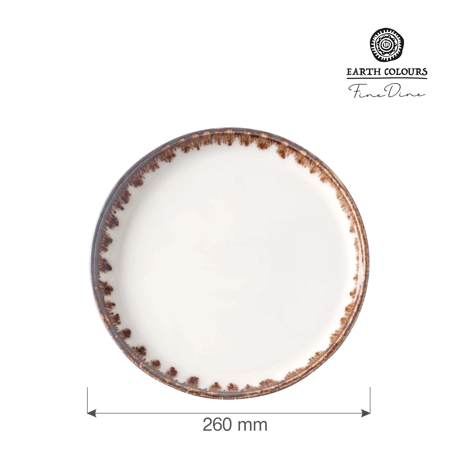Talerz płytki, Ø260 mm, kremowy | FINE DINE, Vanilla