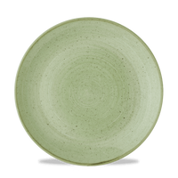 Talerz płytki coupe, Ø305 mm | CHURCHILL, Evolve Stonecast Sage Green