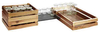 Skrzynka do serwowania 555x350x105 mm, z drewna | APS, Superbox