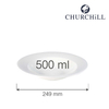 Talerz głęboki, Ø249 mm, 500 ml | CHURCHILL, Isla