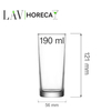 Szklanka wysoka, 190 ml | LAV, Bern