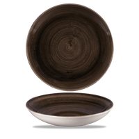 Miska coupe, Ø248 mm | CHURCHILL, Stonecast Patina Iron Black