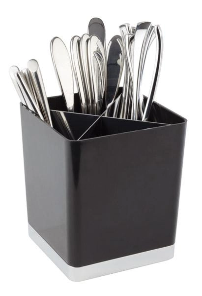 Pojemnik stołowy na odpadki 140x140x160 mm, czarny | APS, 00016