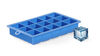 Forma do kostek lodu mini, niebieska, 190x120x35 mm | BARUP, 679043