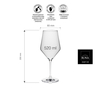 Kieliszek do wina, 520 ml | RONA, Edge