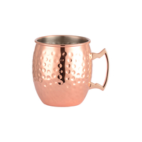 Kubek stalowy, miedziany, młotkowany, 0.5 l | STALGAST, 472050