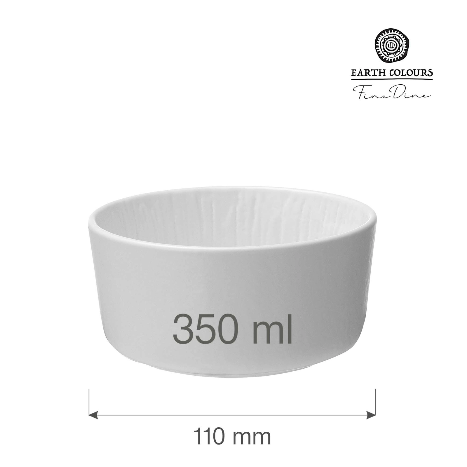 Miska, Ø110 mm, 350 ml, biały | FINE DINE, Nordic