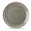 Talerz płytki, Ø288 mm | CHURCHILL, Stonecast Peppercorn Grey