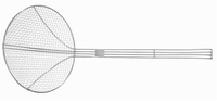 Łyżka cedzakowa ⌀220x540 mm | HENDI, 640708
