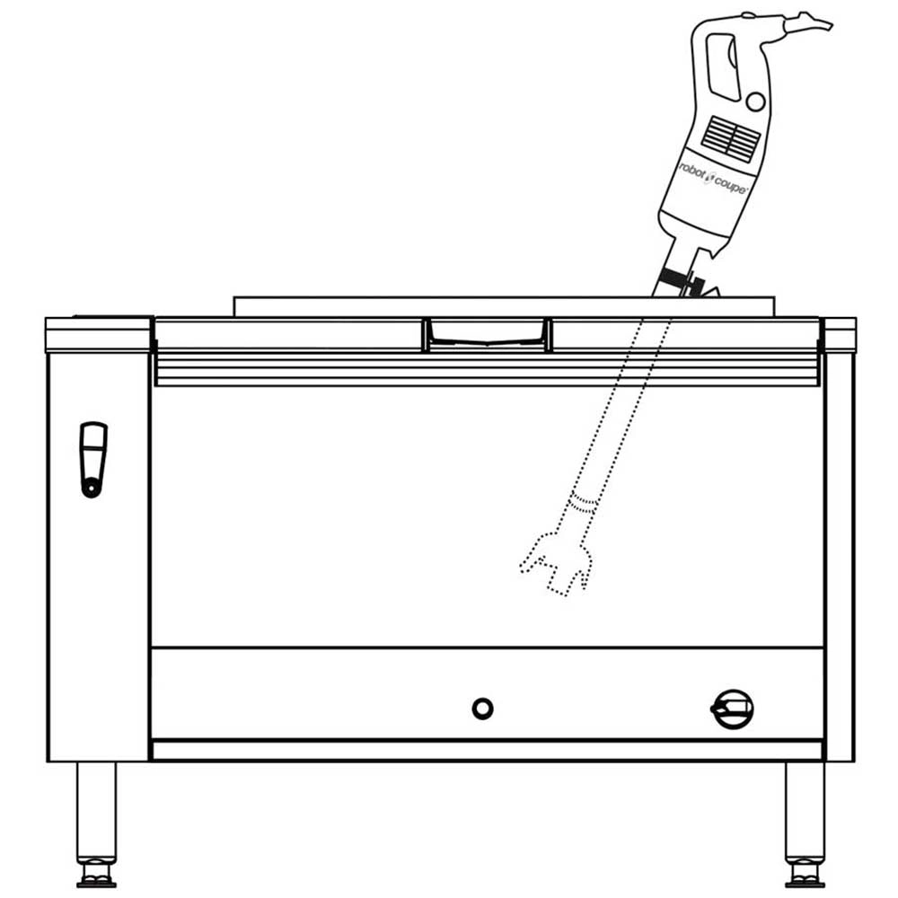 Mikser ręczny 600 mm, 230 V, 0.85 kW | ROBOT COUPE, MP 600 Ultra Led