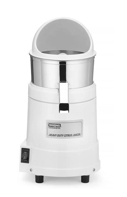 Elektryczna wyciskarka do cytrusów z osłoną, 230V, 0,375 kW, biała, 254x254x495 mm | WARING, JX40CE