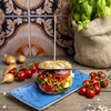 Talerz prezentacyjny, 270×240 mm, niebieski | FINE DINE, Iris