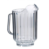Dzbanek z poliwęglanu 1,5 l Ø130 mm, przeźroczysty | APS, 93105