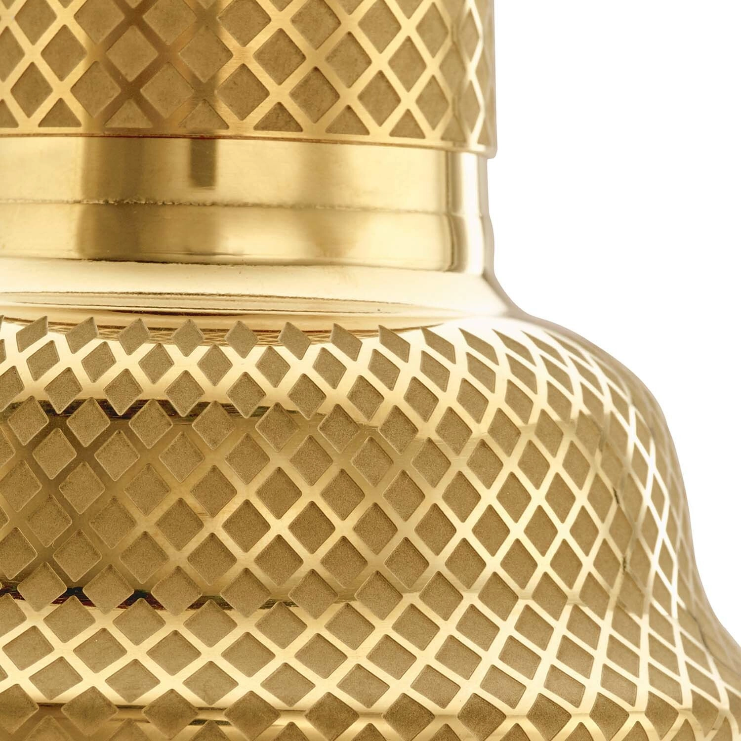 Shaker barmański 3-częściowy w stylu japońskim Diamond Lettice, ze stali nierdzewnej, złoty, 700 ml | BARFLY, Diamond Lettice