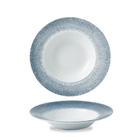 Talerz głęboki, Ø240 mm | CHURCHILL, Raku Topaz Blue