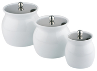 Pojemnik porcelanowy na sos z pokrywką 2 l | APS, 83310
