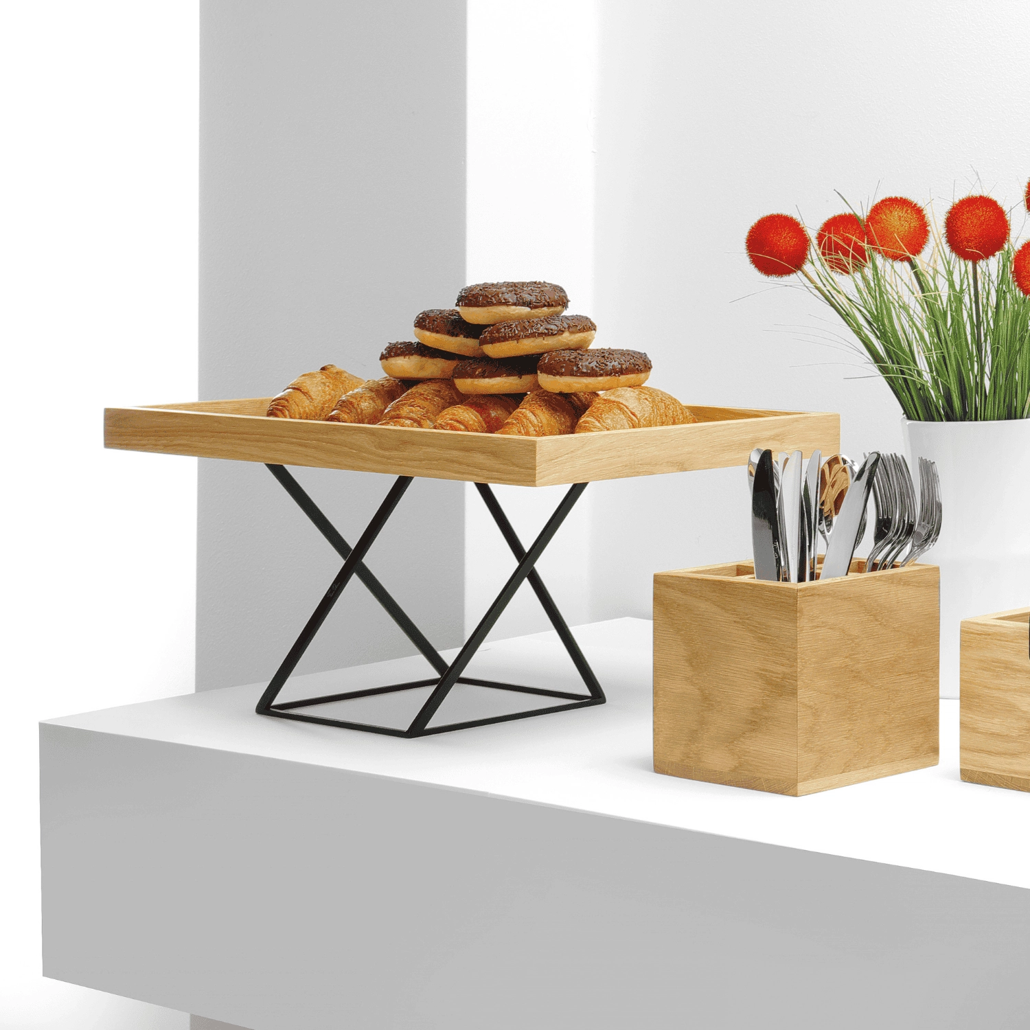 Taca GN 1/1, 530×325×40 mm, czarna | FINE DINE, Madeira Black