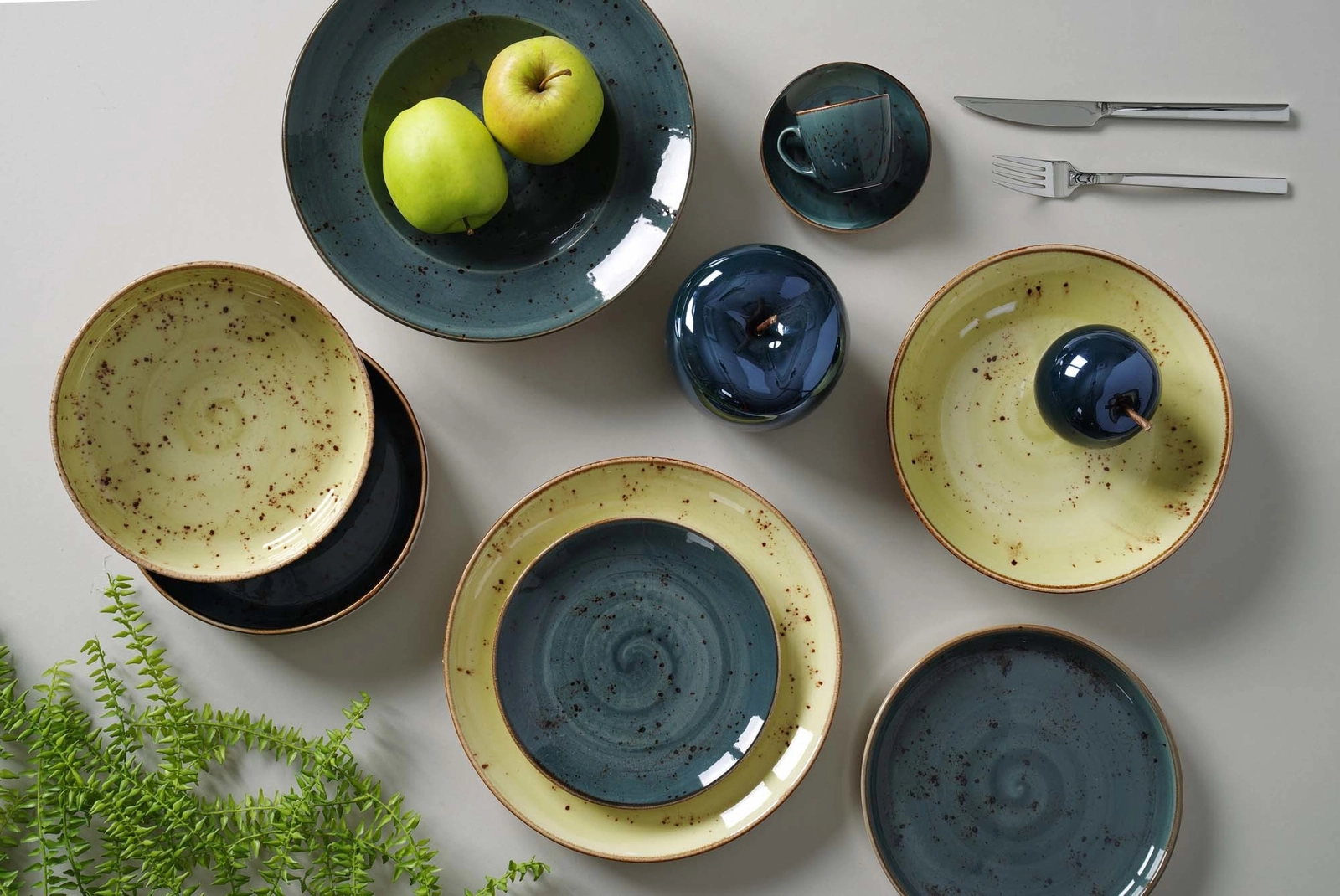 Talerz z wysokim rantem Ø270 mm, szary | FINE DINE, Arando