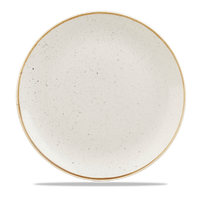 Talerz płytki, Ø288 mm | CHURCHILL, Stonecast Barley White
