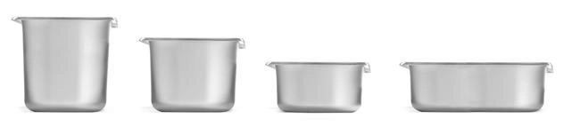 Kuweta do lodów ze stali nierdzewnej 3,6 l, 360x165x80 mm | HENDI, Profi Line