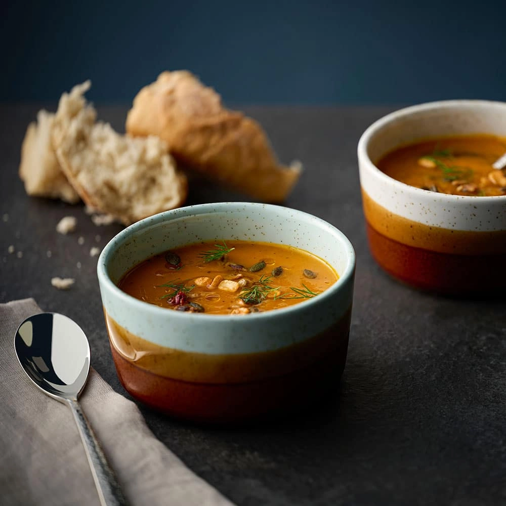 Miska do zupy Ø120 mm | CHURCHILL, Nourish Siena Duck Egg