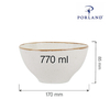 Miska, 770 ml | PORLAND, Seasons Sand
