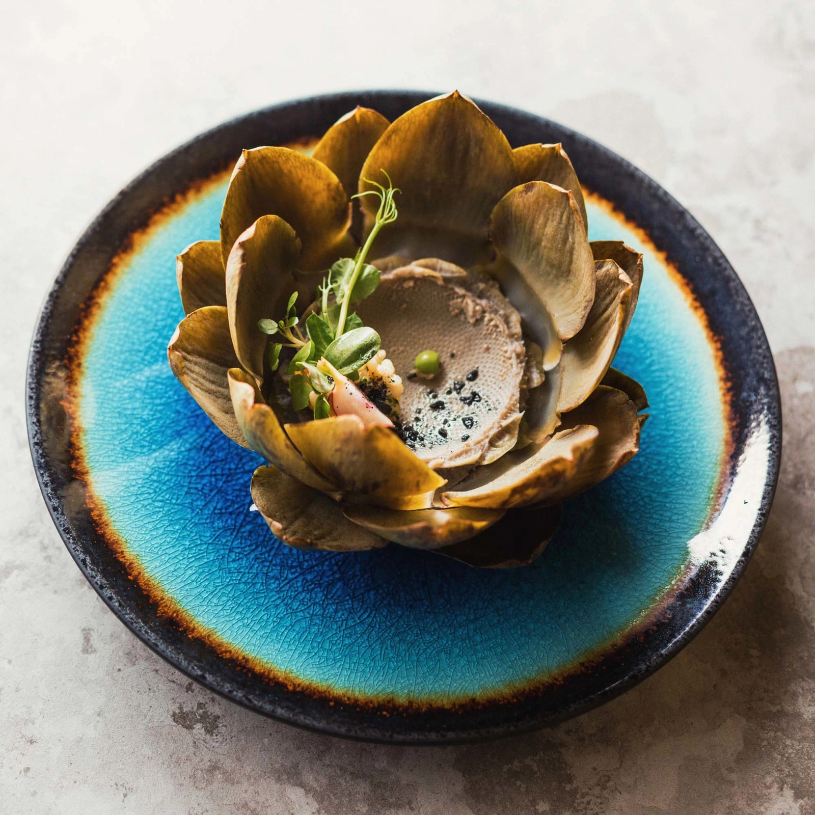 Naczynie na dipy, Ø89 mm, niebieskie | FINE DINE, Lazur