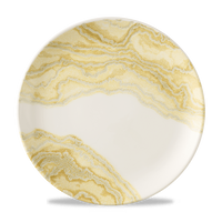 Talerz płytki coupe, Ø290 mm | CHURCHILL, Tide Gold
