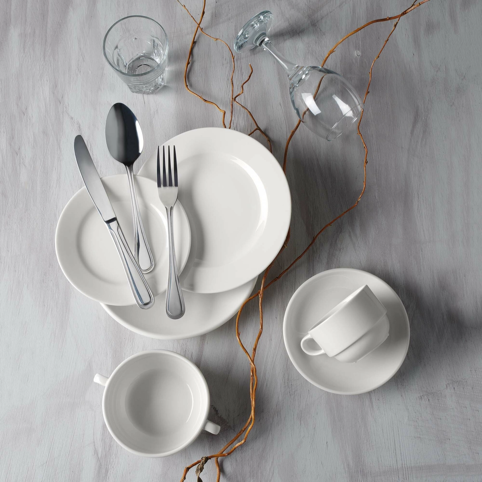 Miska stożkowa, 1000 ml, 190×75 mm | FINE DINE, Crema