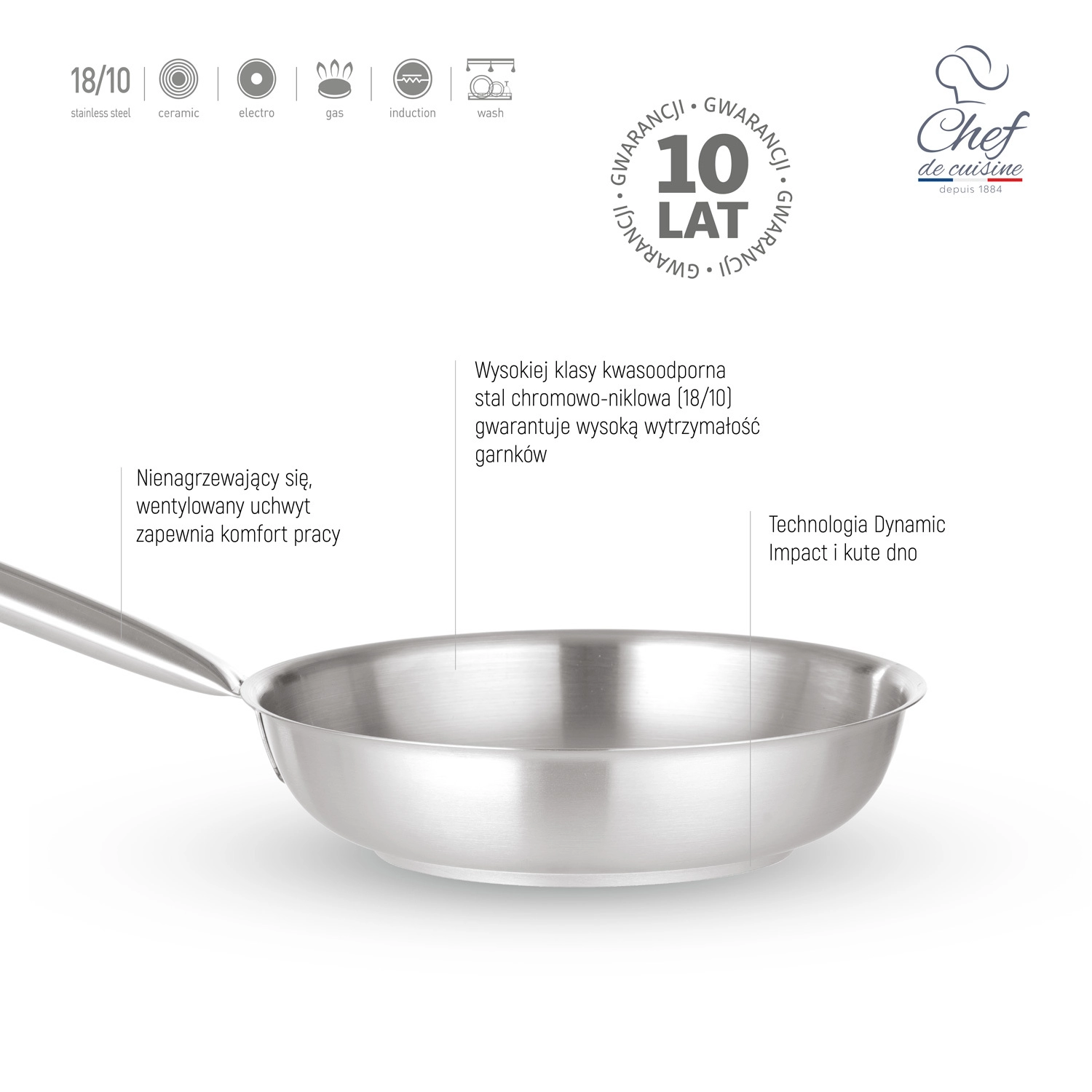 Patelnia Ø240 mm | CHEF DE CUISINE, Prime