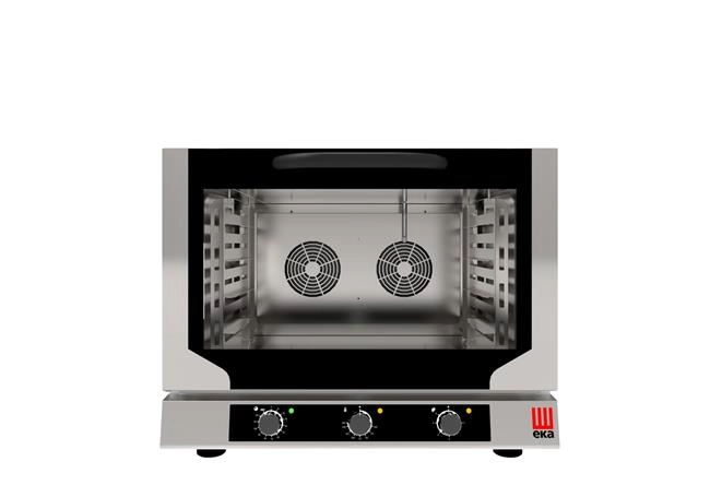Piec piekarniczy konwekcyjny z nawilżaniem 4×600×400 mm, elektryczny 400V/6,4 kW, 783×755×634 mm | TECNOEKA, Evolution