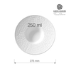 Talerz do pasty, Ø275 mm, 250 ml, biały | FINE DINE, Nordic