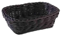 Koszyk prostokątny z polipropylenu 190x130x60 mm, czarny | APS, Profi Line