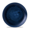 Talerz płytki coupe, Ø260 mm | CHURCHILL, Stonecast Plume Ultramarine