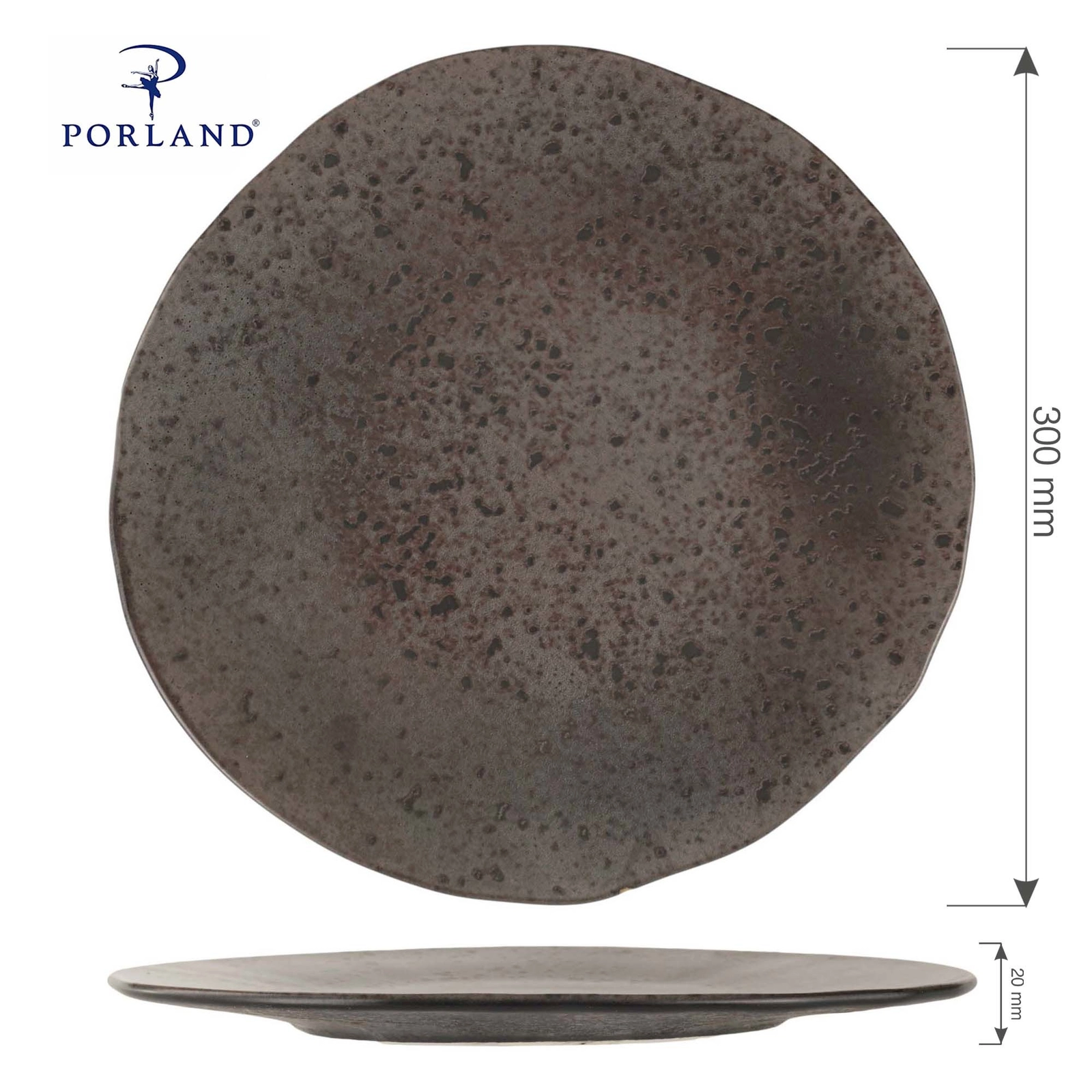 Talerz prezentacyjny, Ø300 mm | PORLAND, Ironstone