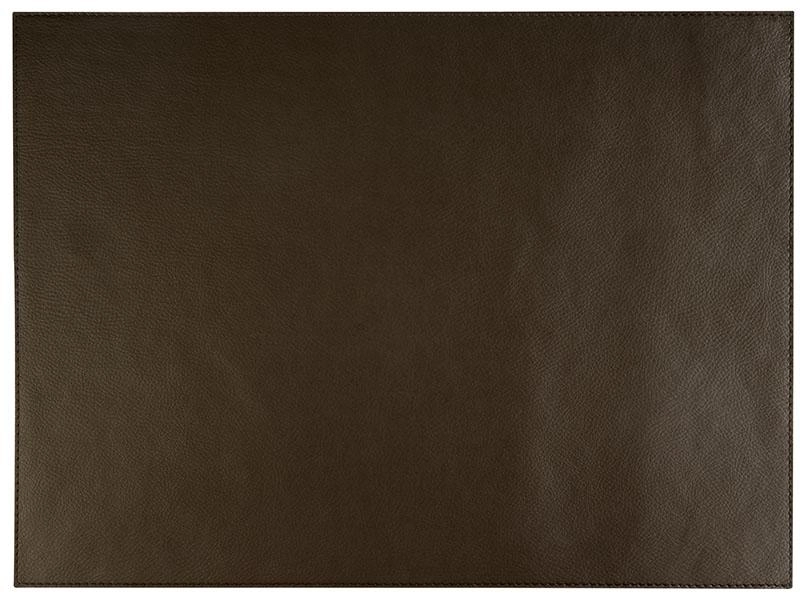 Podkładka stołowa z tworzywa sztucznego 450x325 mm, brązowa | APS, Kunstleder