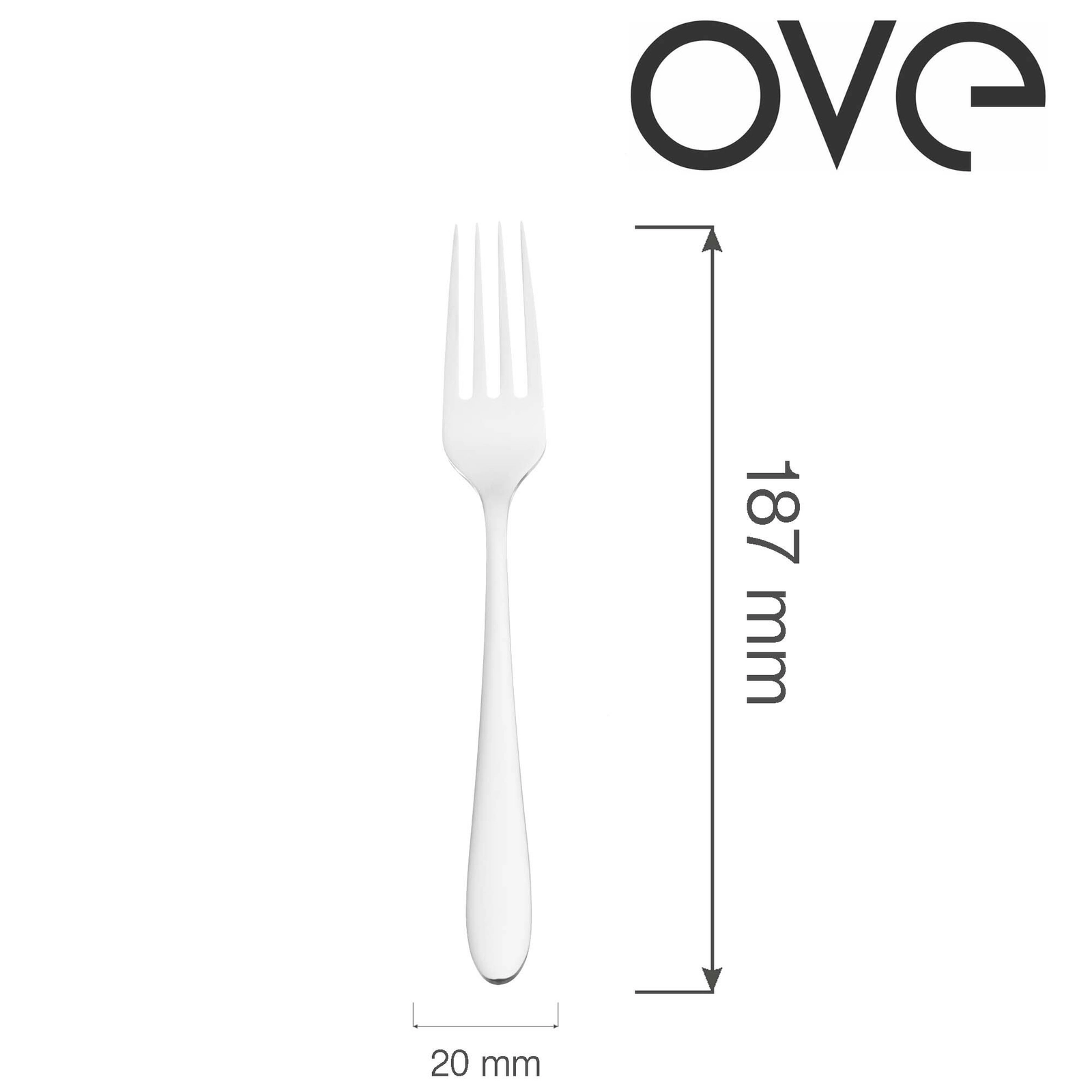 Widelec deserowy, 187 mm | OVE, Como