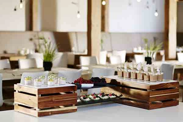 Skrzynka do serwowania 350x290x105 mm, z drewna | APS, Superbox