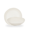 Miska głęboka o organicznym kształcie, Ø250 mm, 1160 ml | CHURCHILL, Stonecast Barley White