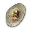 Talerz prezentacyjny, 270×240 mm, zielony | FINE DINE, Olive