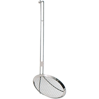 Łyżka cedzakowa ze stali nierdzewnej, o średnicy 150 mm | STALGAST, 310160