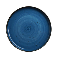Talerz z wysokim rantem, Ø270 mm, niebieski | FINE DINE, Iris