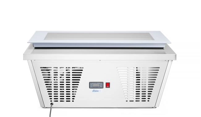 Witryna mroźnicza nastawna, 220-240V, 0,21 kW, 867x735x373 mm | ARKTIC, 233689