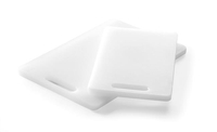 Deska do krojenia uniwersalna z uchwytem, 250x150x10 mm, biała | HENDI, 826348