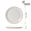 Talerz coupe, ⌀280 mm, brązowy | STEELITE, Brown Dapple