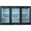 Barowa witryna chłodnicza 3-drzwiowa, 308 l, 1350x530x835 mm | STALGAST, 882323