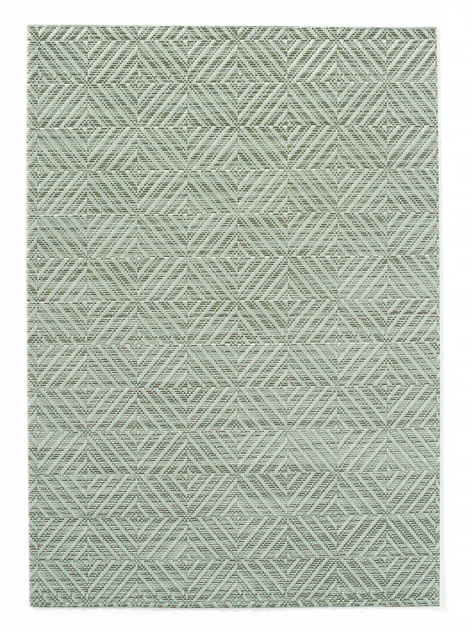 Podkładka na stół, wzory geometryczne – zestaw 6 szt., 450x300 mm, zielona | HENDI, 597934